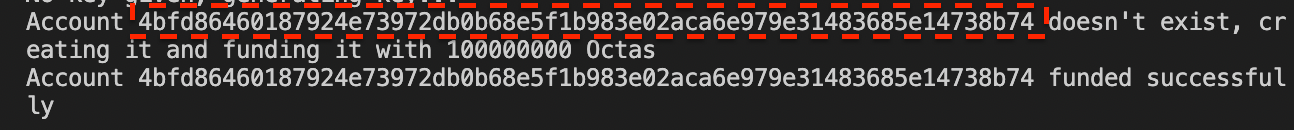 Aptos account address